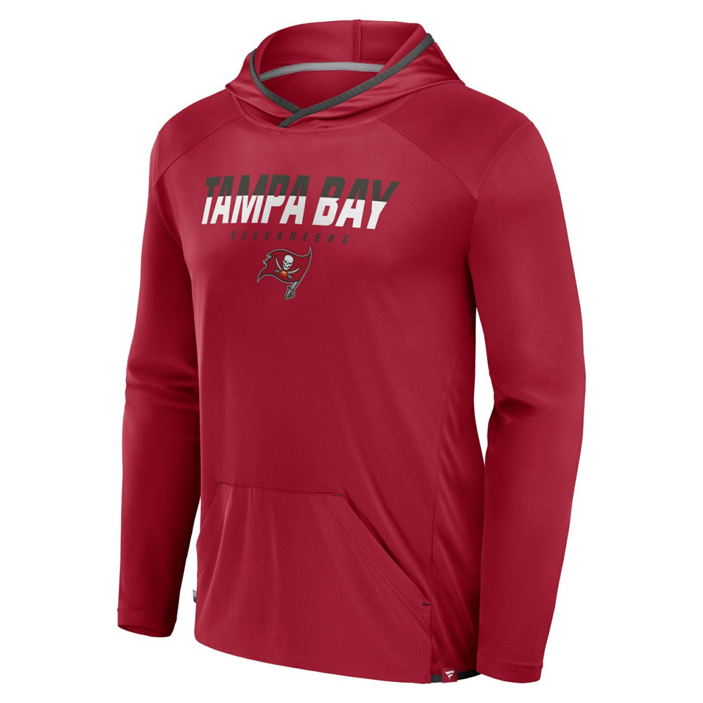 Tampa Bay Buccaneers Transitional Defender Hoodie Long Sleeve T-Shirt - Red on sale