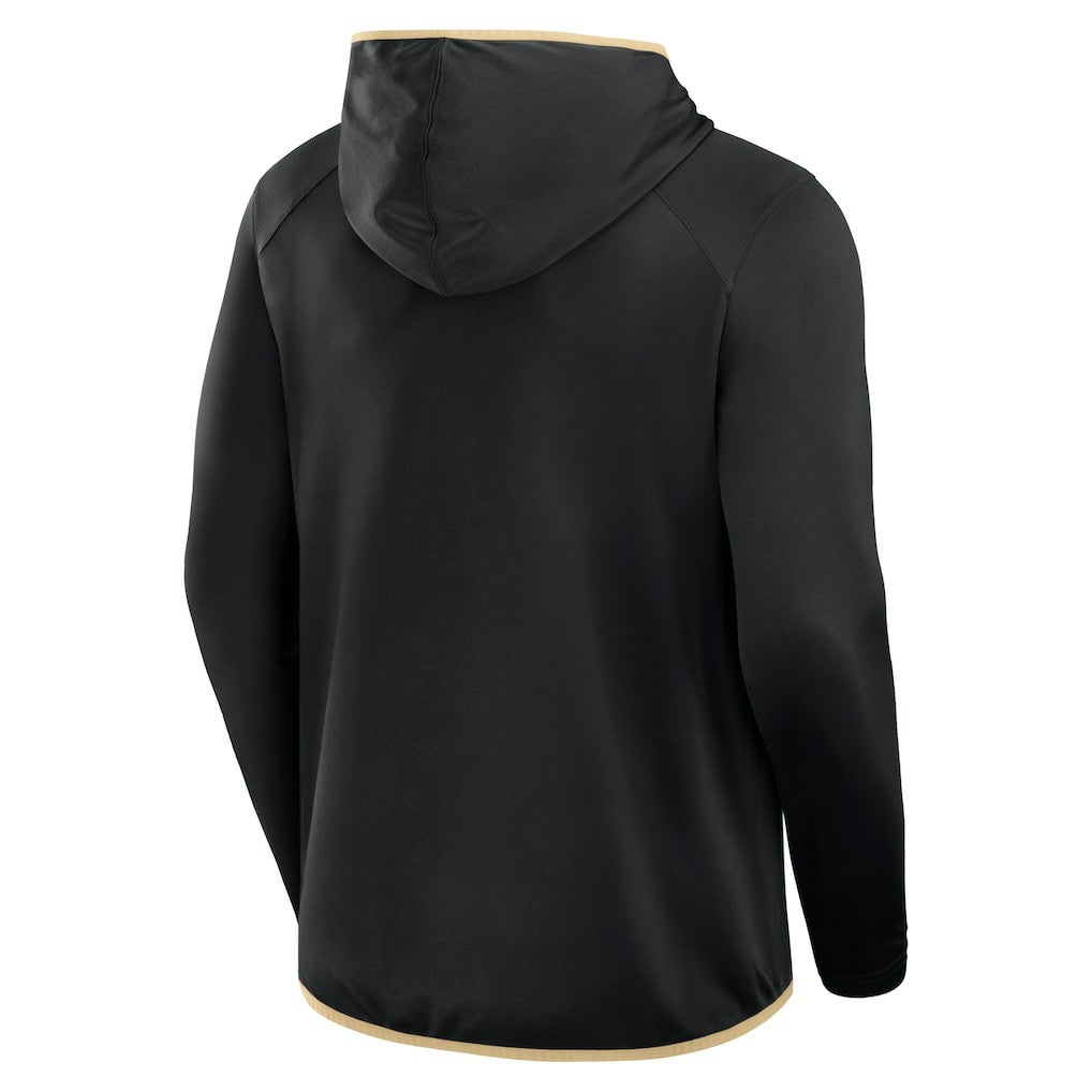 New Orleans Saints Transitional Defender Hoodie Long Sleeve T-Shirt - Black discount