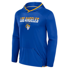 Los Angeles Rams Transitional Defender Hoodie Long Sleeve T-Shirt - Royal on sale