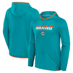 Miami Dolphins Transitional Defender Hoodie Long Sleeve T-Shirt - Aqua outlet
