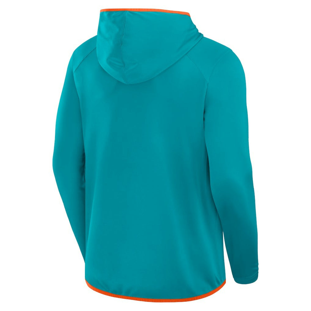 Miami Dolphins Transitional Defender Hoodie Long Sleeve T-Shirt - Aqua outlet