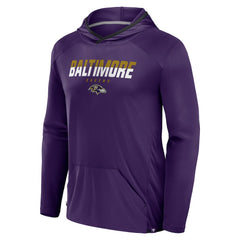 Baltimore Ravens Transitional Defender Hoodie Long Sleeve T-Shirt - Purple outlet