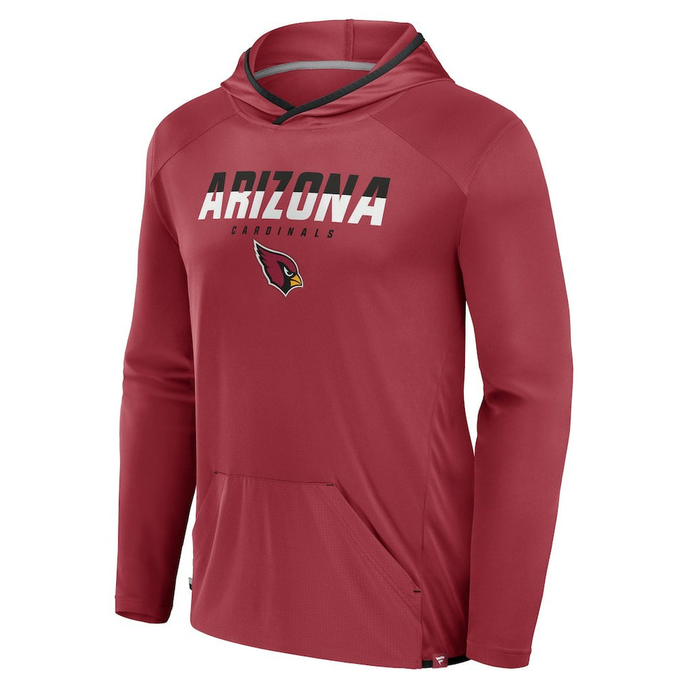 Arizona Cardinals Transitional Defender Hoodie Long Sleeve T-Shirt - Cardinal sale