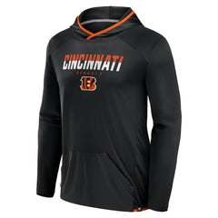 Cincinnati Bengals Transitional Defender Hoodie Long Sleeve T-Shirt - Black sale