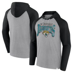 Jacksonville Jaguars Under Center Long Sleeve Hoodie T-Shirt - Gray/Black discount