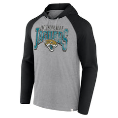 Jacksonville Jaguars Under Center Long Sleeve Hoodie T-Shirt - Gray/Black discount