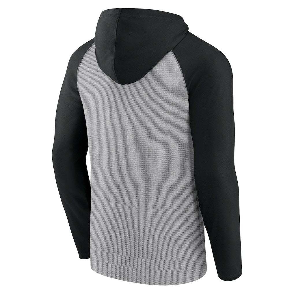 New Orleans Saints Under Center Long Sleeve Hoodie T-Shirt - Gray/Black online