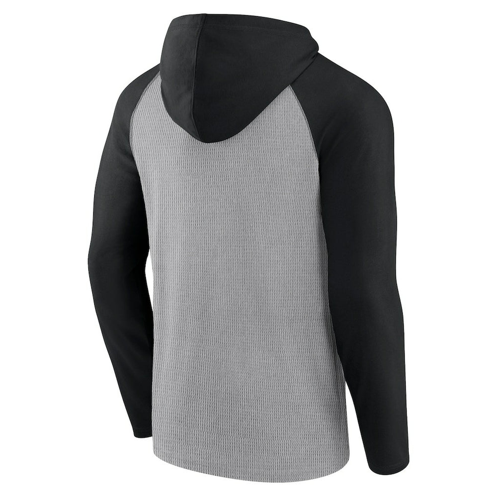 New Orleans Saints Under Center Long Sleeve Hoodie T-Shirt - Gray/Black online