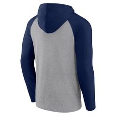Tennessee Titans Under Center Long Sleeve Hoodie T-Shirt - Gray/Navy outlet