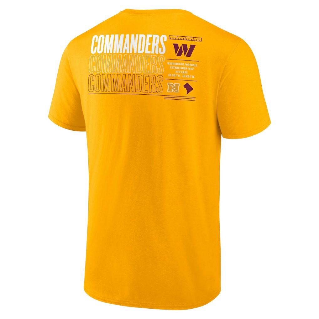 Washington Commanders Repeat Stats T-Shirt - Gold cheap