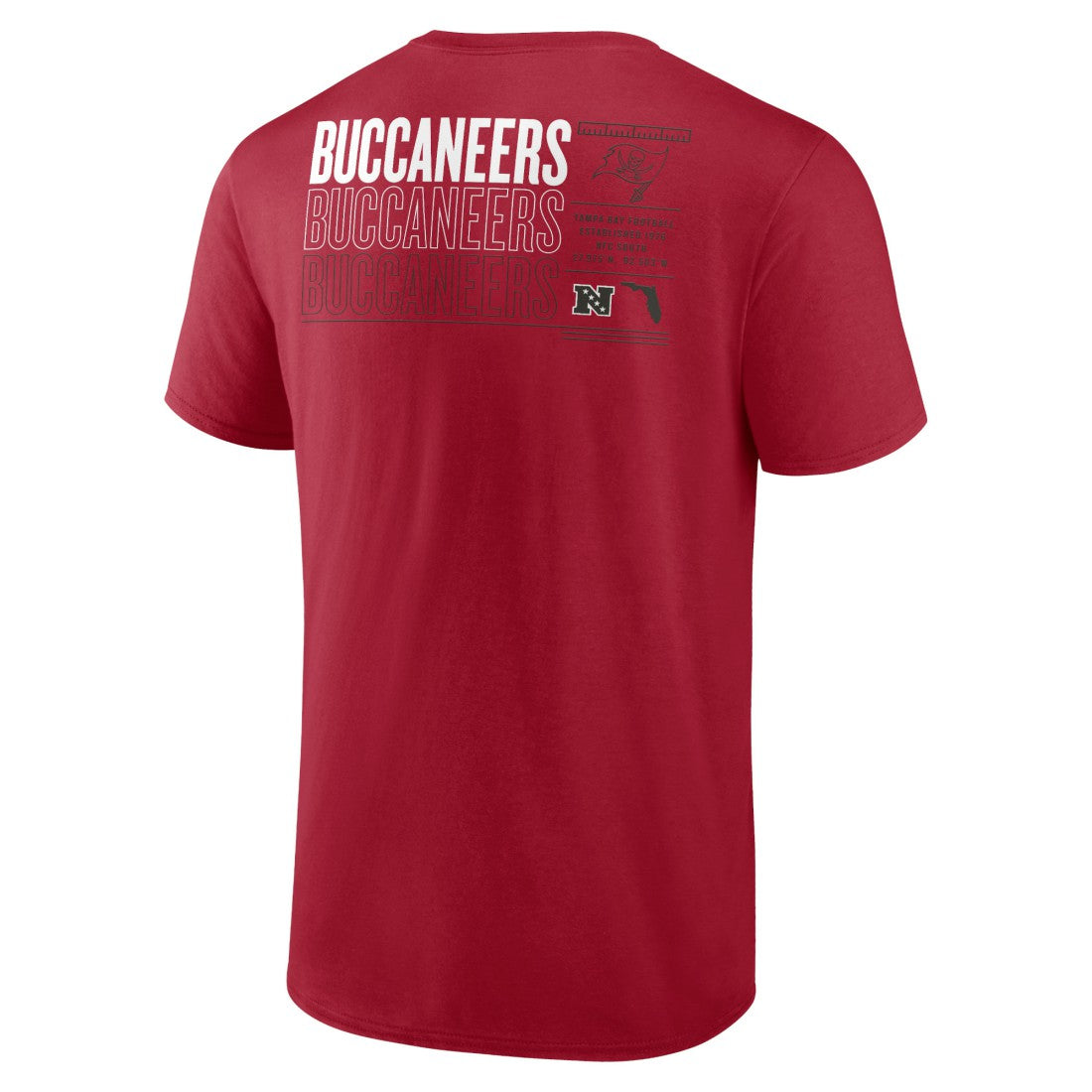Tampa Bay Buccaneers Repeat Stats T-Shirt - Red for sale