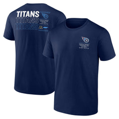 Tennessee Titans Repeat Stats T-Shirt - Navy for sale