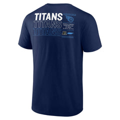 Tennessee Titans Repeat Stats T-Shirt - Navy for sale