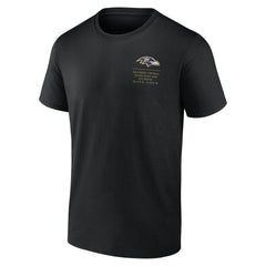 Baltimore Ravens Repeat Stats T-Shirt - Black discount
