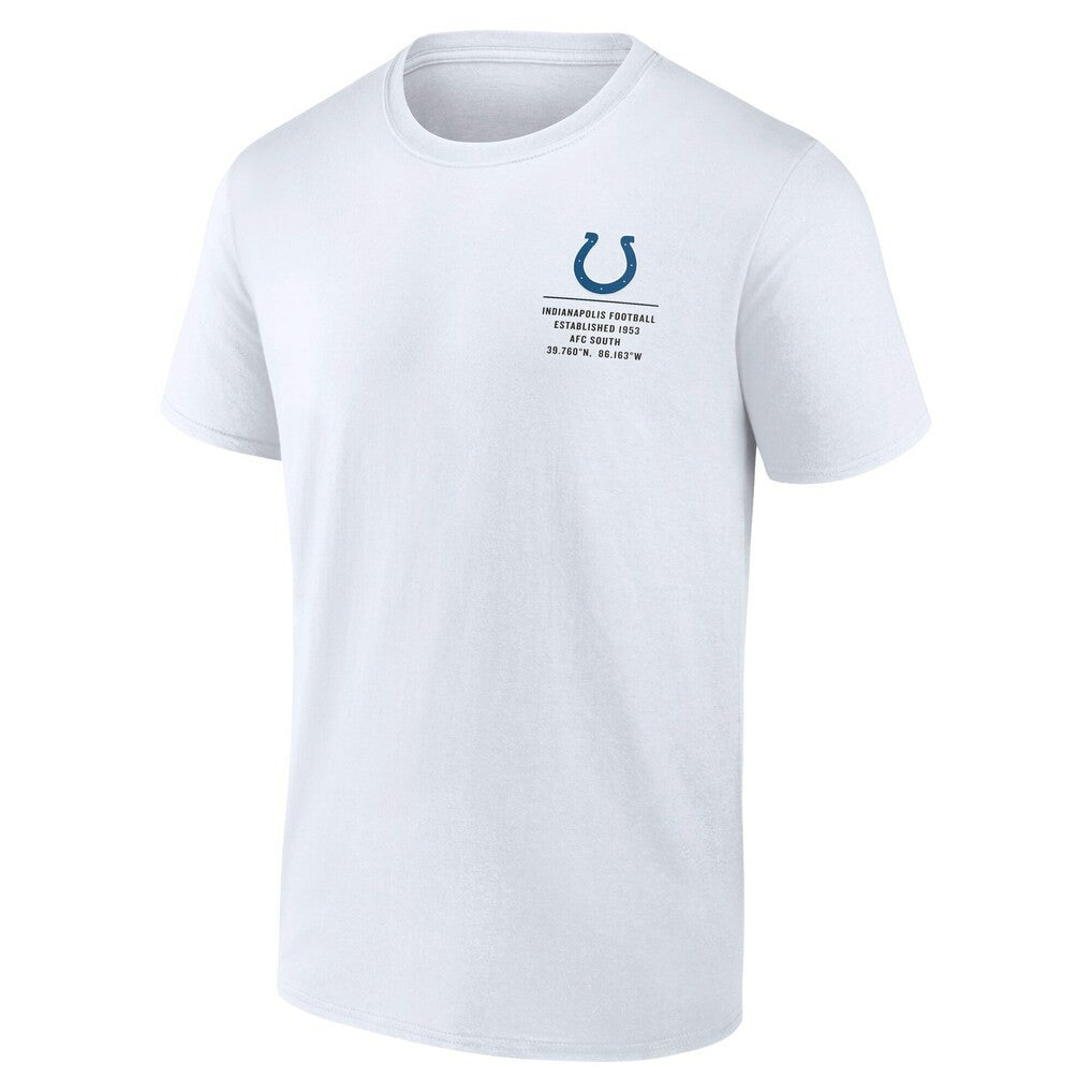 Indianapolis Colts Repeat Stats T-Shirt - White sale