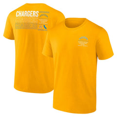 Los Angeles Chargers Repeat Stats T-Shirt - Gold for sale