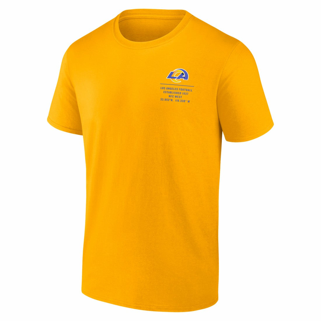 Los Angeles Rams Repeat Stats T-Shirt - Gold online