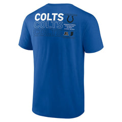 Indianapolis Colts Repeat Stats T-Shirt - Royal for sale