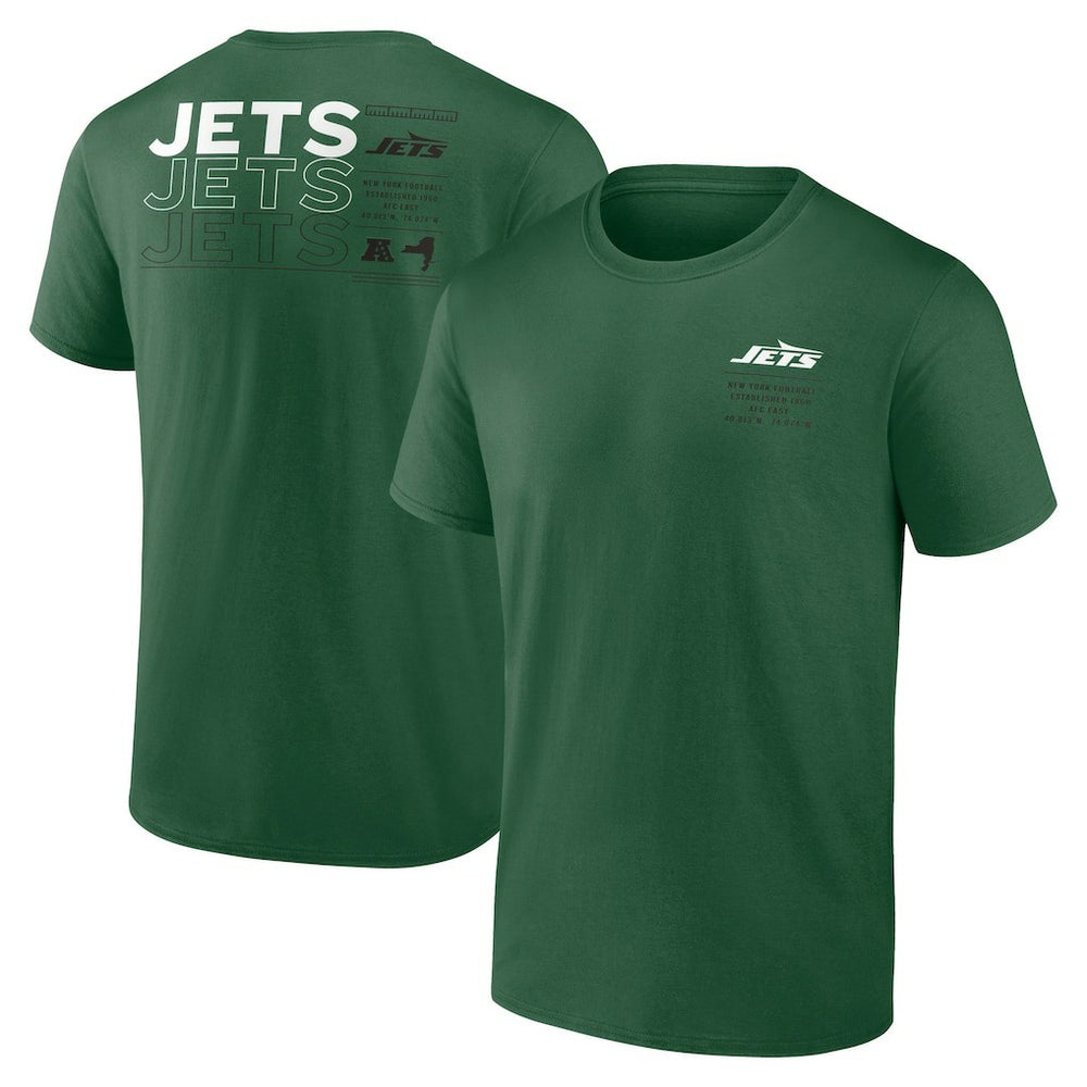 New York Jets Repeat Stats T-Shirt - Green sale