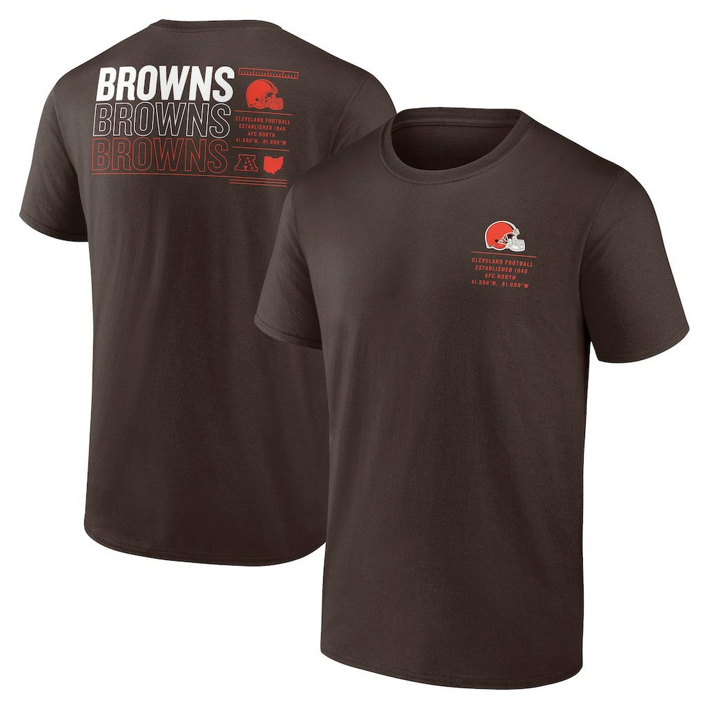 Cleveland Browns Repeat Stats T-Shirt - Brown for sale