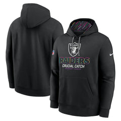 Las Vegas Raiders 2024 NFL Crucial Catch Club Pullover Hoodie - Black | Nike online