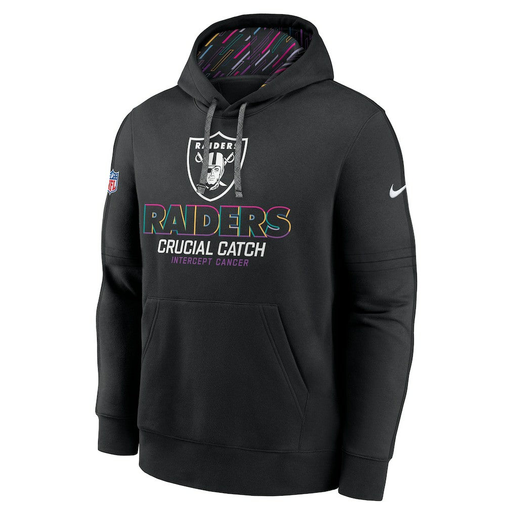 Las Vegas Raiders 2024 NFL Crucial Catch Club Pullover Hoodie - Black | Nike online