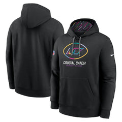 New York Jets 2024 NFL Crucial Catch Club Pullover Hoodie - Black | Nike outlet