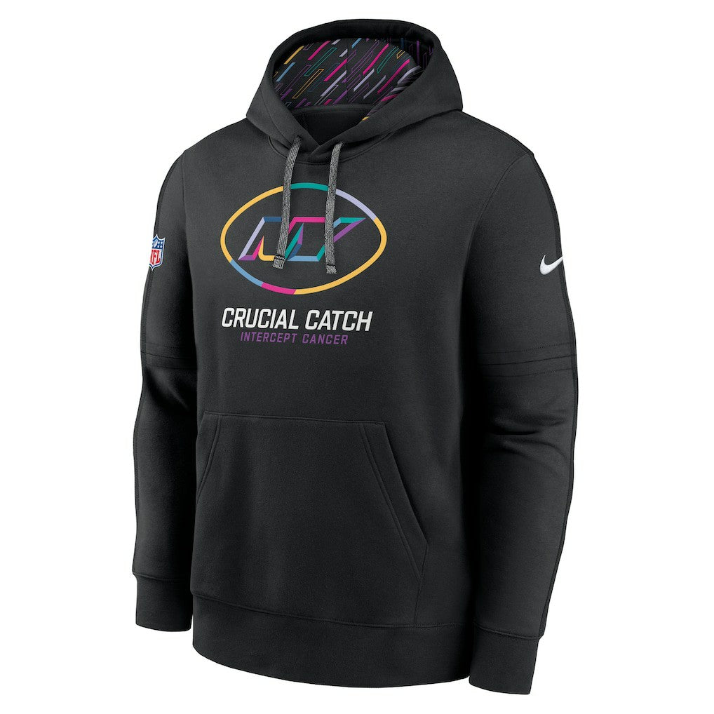 New York Jets 2024 NFL Crucial Catch Club Pullover Hoodie - Black | Nike outlet