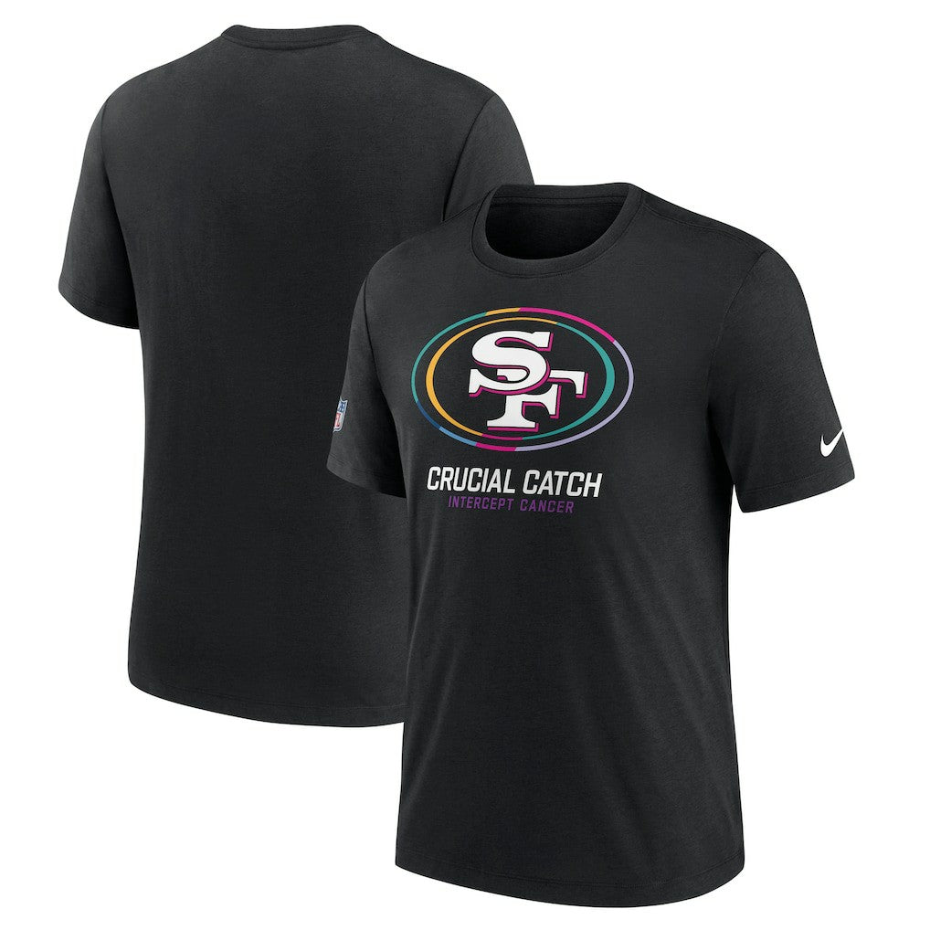 San Francisco 49ers 2024 NFL Crucial Catch Big & Tall T-Shirt - Black | Nike cheap