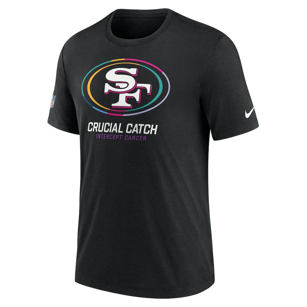 San Francisco 49ers 2024 NFL Crucial Catch Big & Tall T-Shirt - Black | Nike cheap