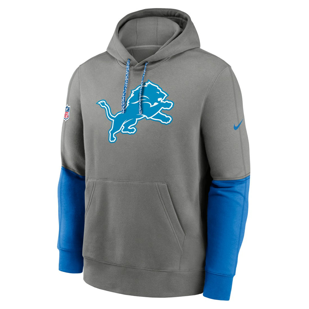 Detroit Lions 2024 Sideline Club Pullover Hoodie - Gray | Nike sale