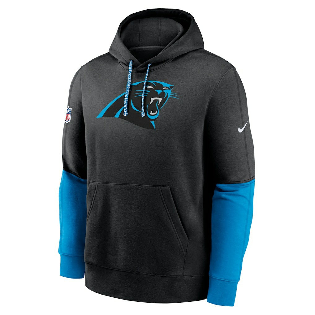 Carolina Panthers 2024 Sideline Club Pullover Hoodie - Black | Nike cheap