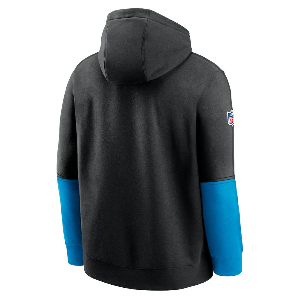Carolina Panthers 2024 Sideline Club Pullover Hoodie - Black | Nike cheap