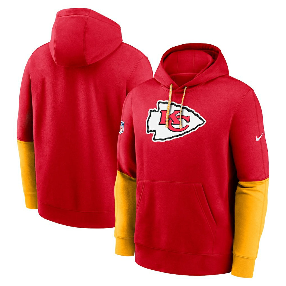 Kansas City Chiefs 2024 Sideline Club Pullover Hoodie - Red | Nike for sale