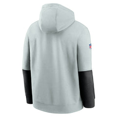 Las Vegas Raiders 2024 Sideline Club Pullover Hoodie - Silver | Nike sale