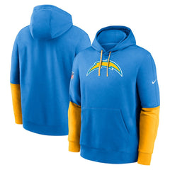 Los Angeles Chargers 2024 Sideline Club Pullover Hoodie - Powder Blue | Nike sale
