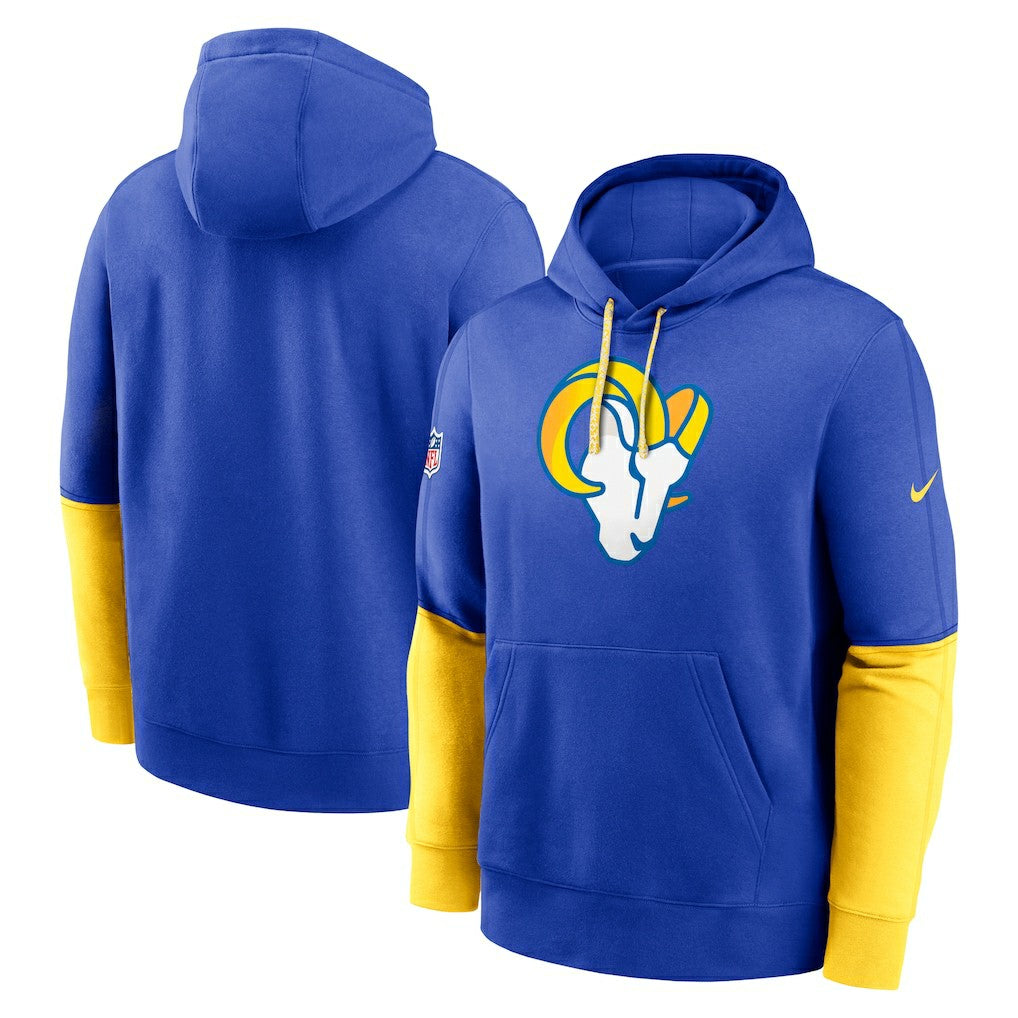 Los Angeles Rams 2024 Sideline Club Pullover Hoodie - Royal | Nike sale