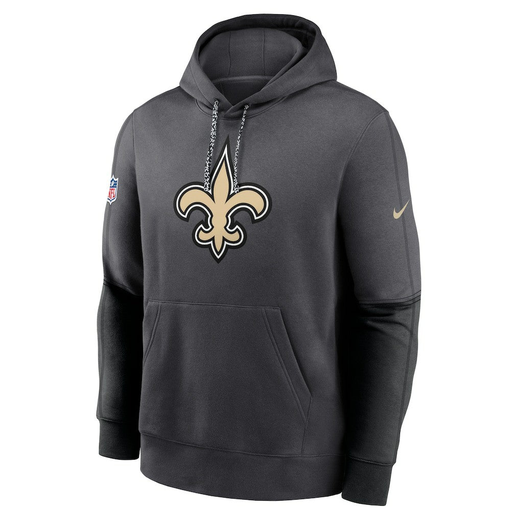 New Orleans Saints 2024 Sideline Club Pullover Hoodie - Anthracite | Nike online