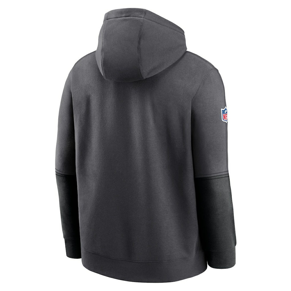 New Orleans Saints 2024 Sideline Club Pullover Hoodie - Anthracite | Nike online