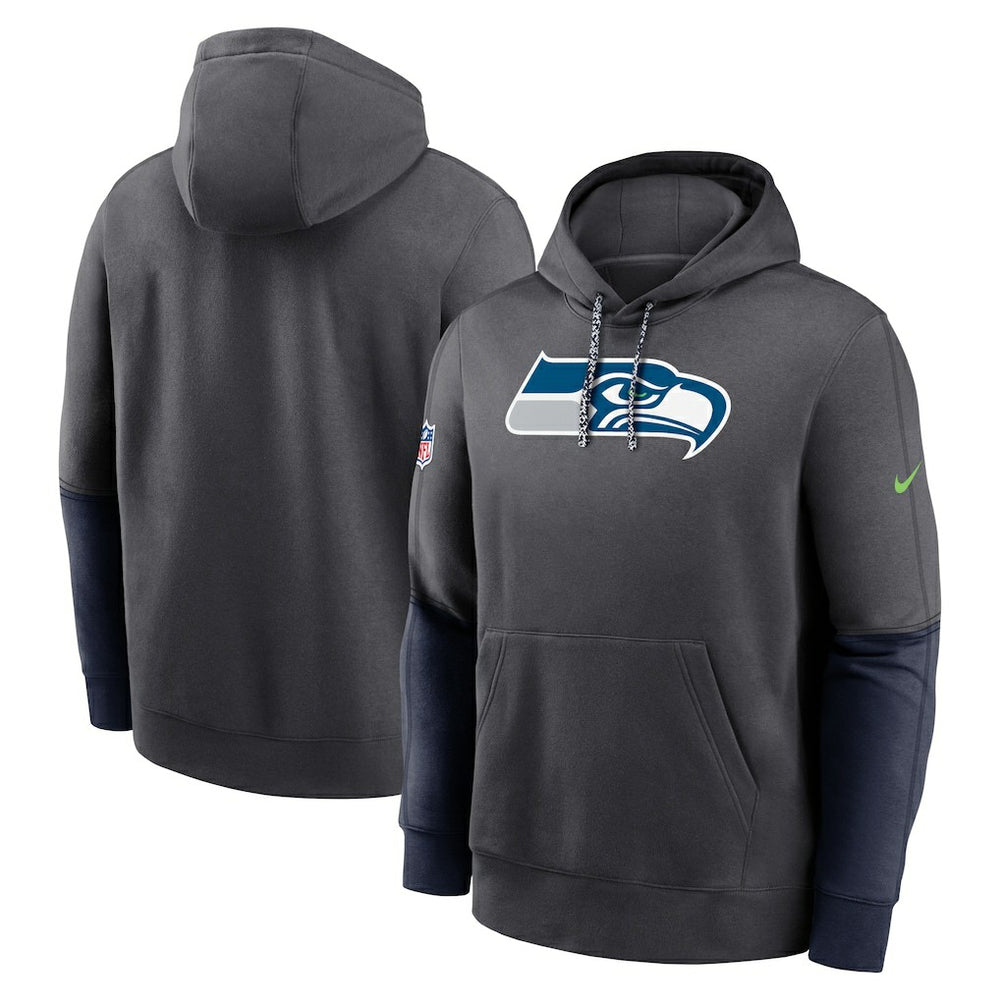 Seattle Seahawks 2024 Sideline Club Pullover Hoodie - Anthracite | Nike sale