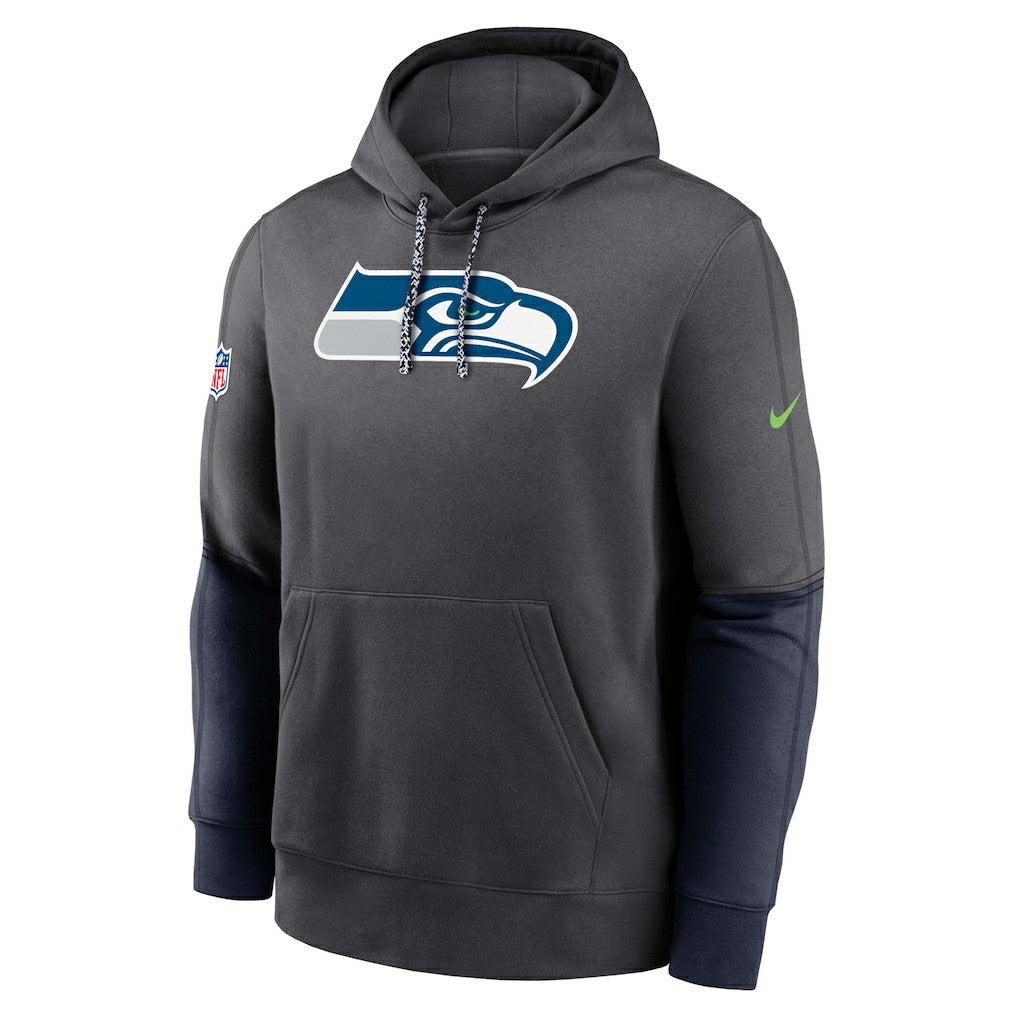 Seattle Seahawks 2024 Sideline Club Pullover Hoodie - Anthracite | Nike sale