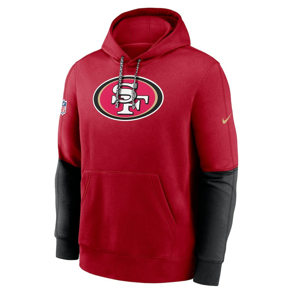 San Francisco 49ers 2024 Sideline Club Pullover Hoodie - Scarlet | Nike online
