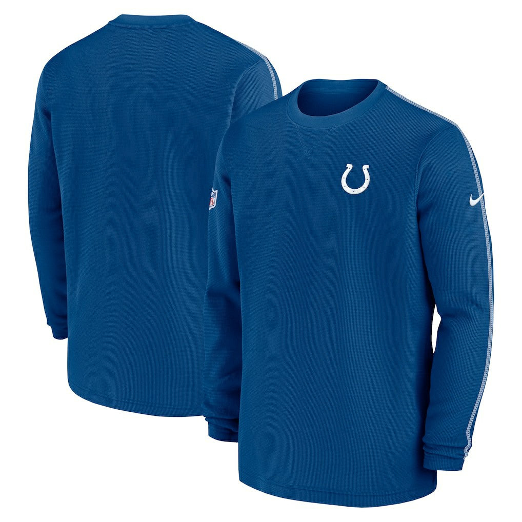 Indianapolis Colts 2024 Sideline Coaches Long Sleeve Top - Royal | Nike outlet