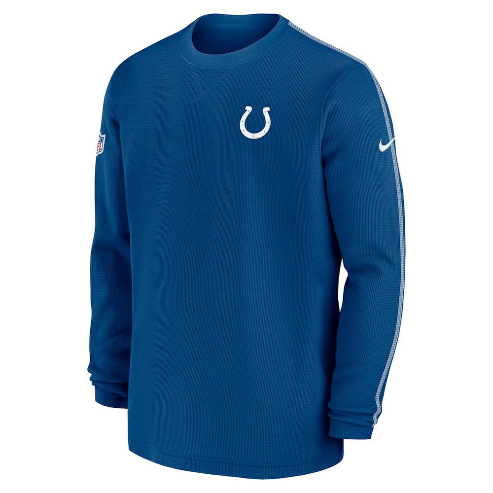 Indianapolis Colts 2024 Sideline Coaches Long Sleeve Top - Royal | Nike outlet