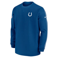 Indianapolis Colts 2024 Sideline Coaches Long Sleeve Top - Royal | Nike outlet