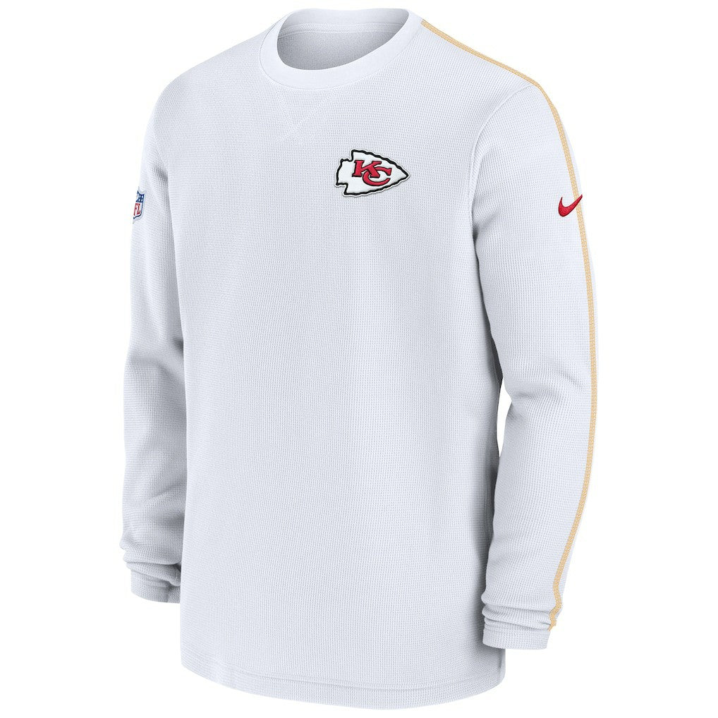 Kansas City Chiefs 2024 Sideline Coaches Long Sleeve Top - Red | Nike discount