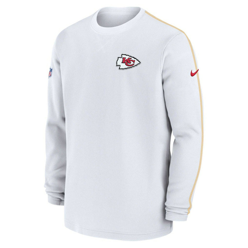 Kansas City Chiefs 2024 Sideline Coaches Long Sleeve Top - White | Nike for sale