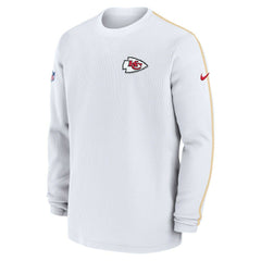Kansas City Chiefs 2024 Sideline Coaches Long Sleeve Top - White | Nike for sale