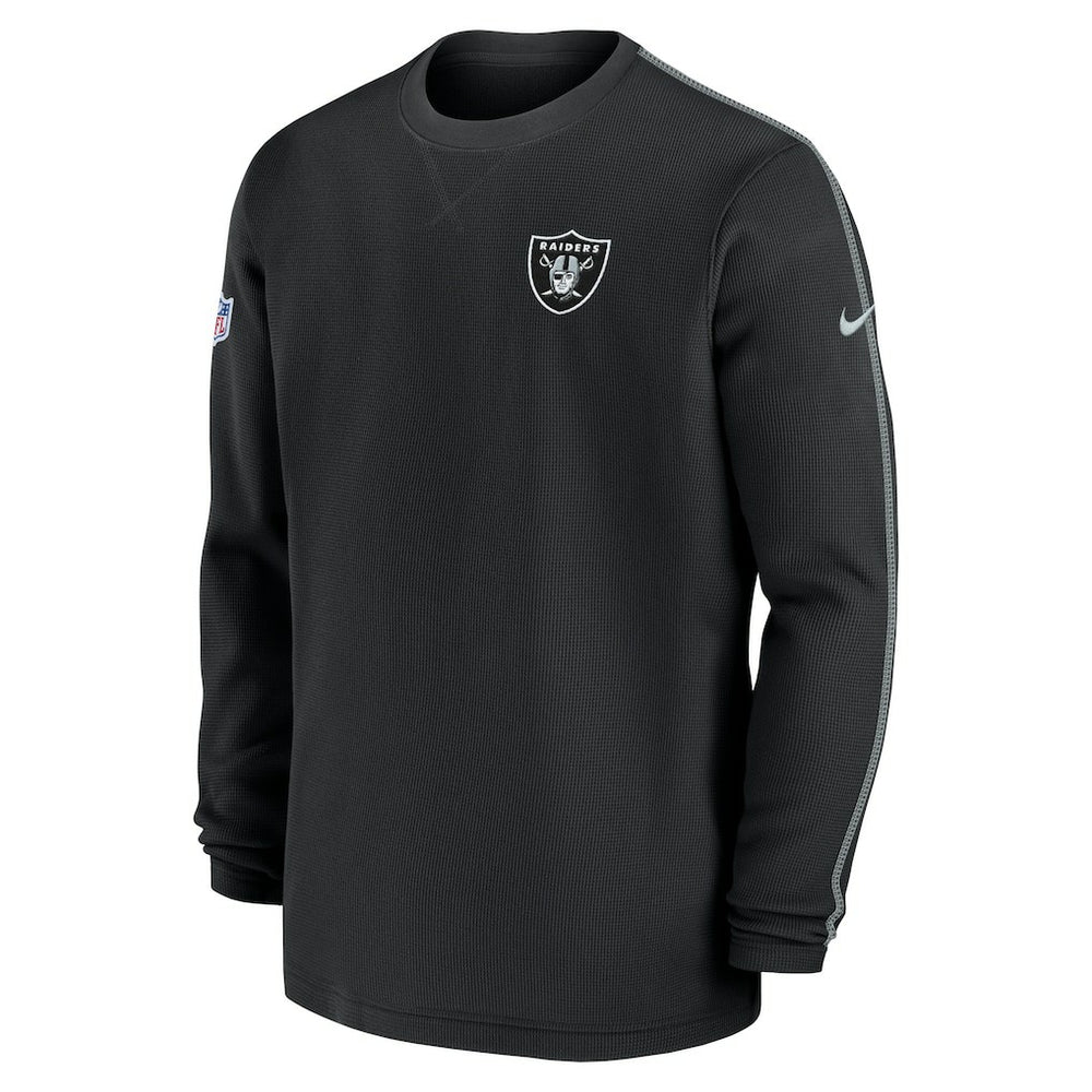 Las Vegas Raiders 2024 Sideline Coaches Long Sleeve Top - Black | Nike for sale