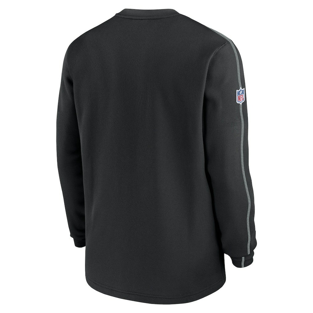 Las Vegas Raiders 2024 Sideline Coaches Long Sleeve Top - Black | Nike for sale